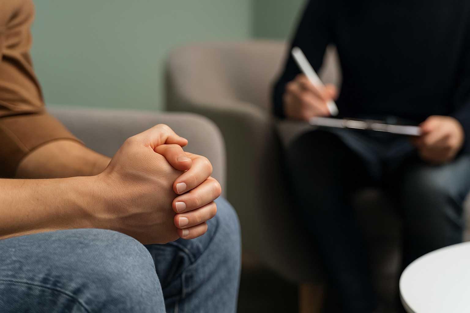 paciente en terapia psicológica para tratar su trastorno explosivo intermitente