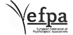 Logo EFPA Logo Oficial European Federation Psychologists Associations