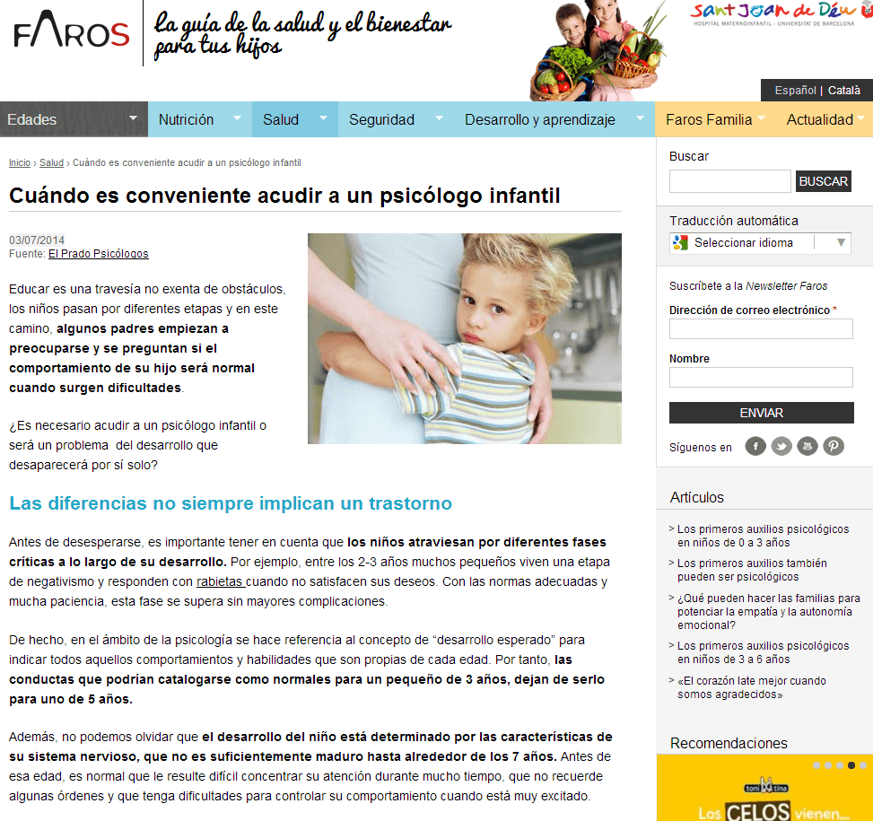 psicologo infantil cuando acudir psicologo infantil cuando acudir